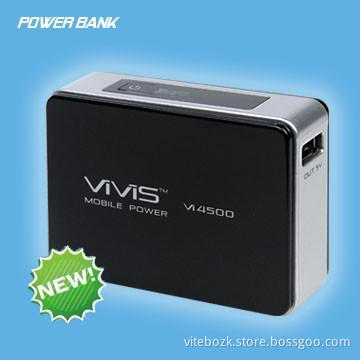 2013 best promotion gift power bank 4500mah with LED digital display